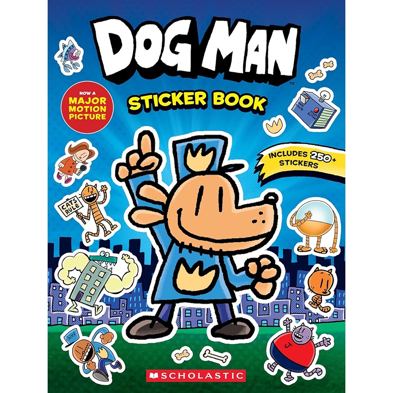 Dog Man Movie Sticker Book