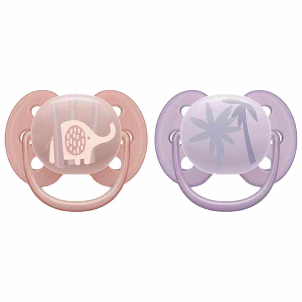 Philips Avent - Ultra Soft Pacifier - 0-6 M - Pink - Pack of 2