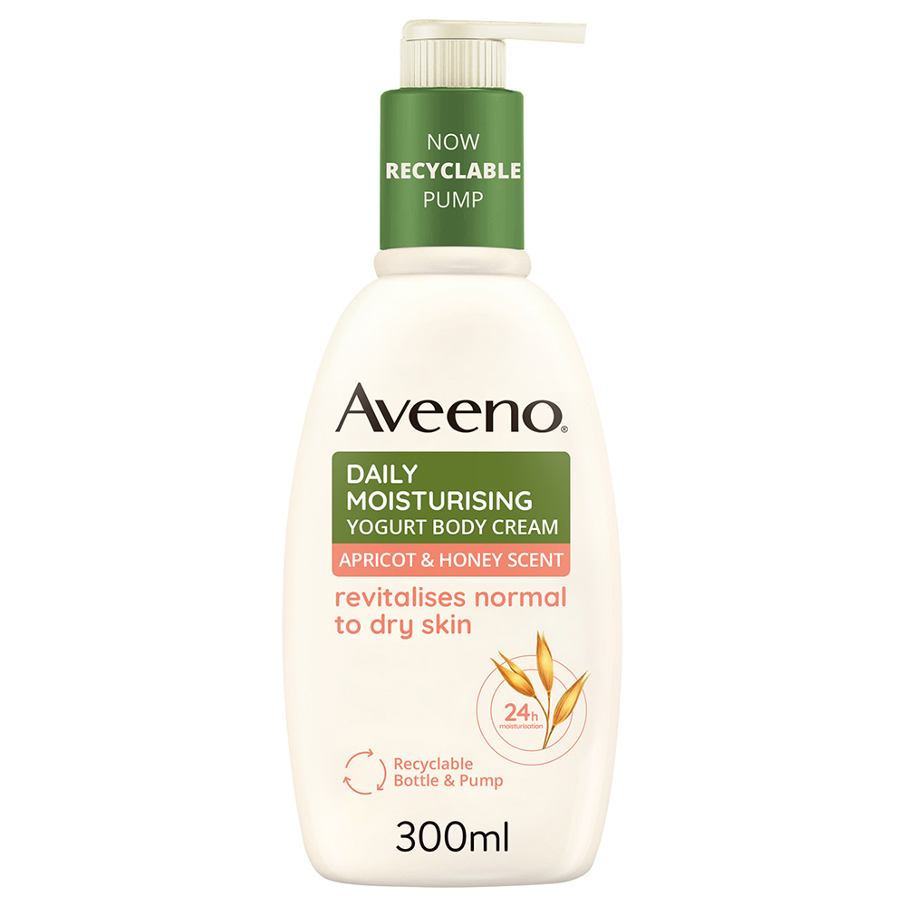 أفينو - كريم الجسم المرطب بالزبادي اليومي - 300 مل