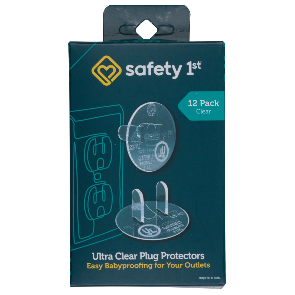 Safety 1st - Ultra Clear Plug Protectors - 12 Pc set