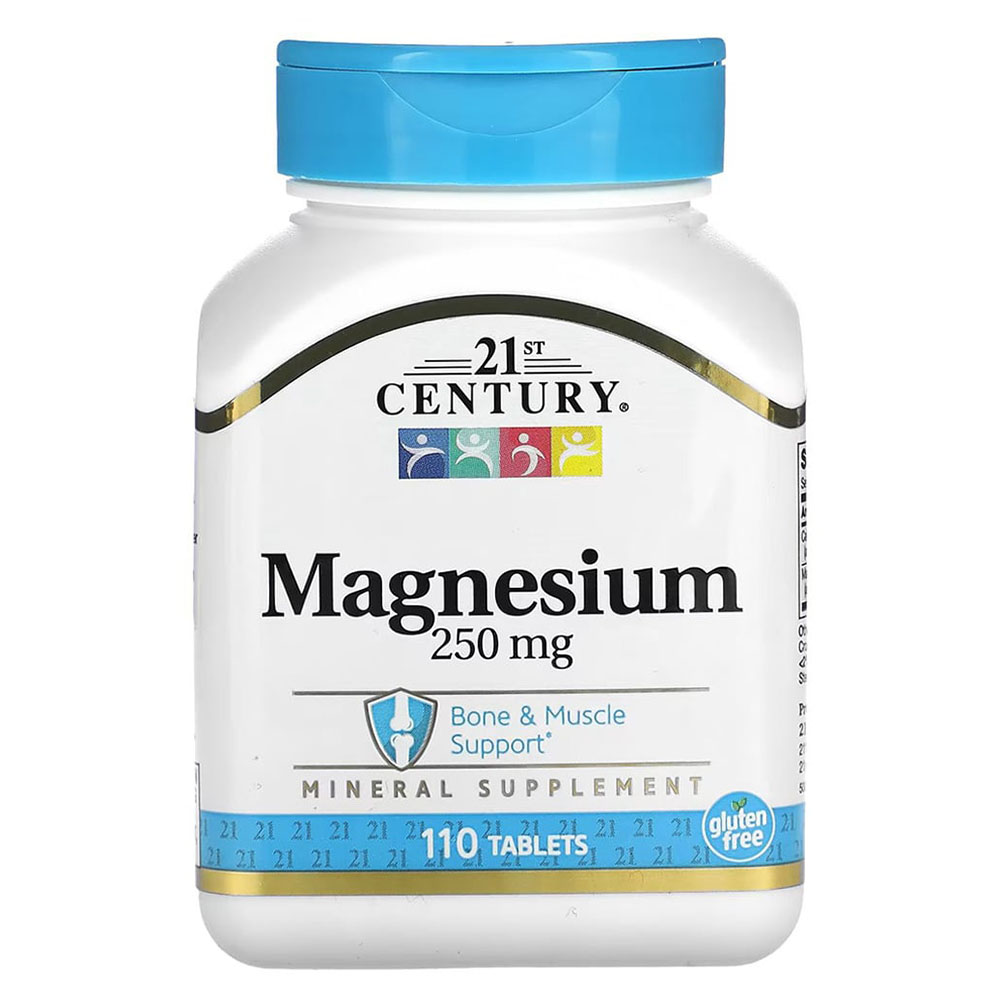 21st Century - Magnesium 250 mg Tablets - 110 Pcs