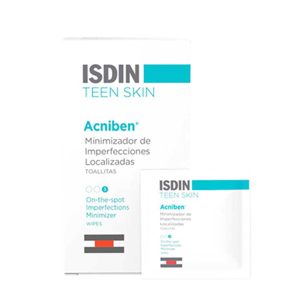 ايسدين - مناديل تقليل عيوب البشرة اكنيبين للمراهقين - 30 منديل