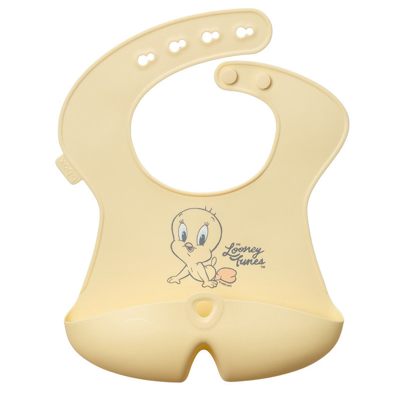 B.Box - Looney Tunes Silicone Bib - Yellow