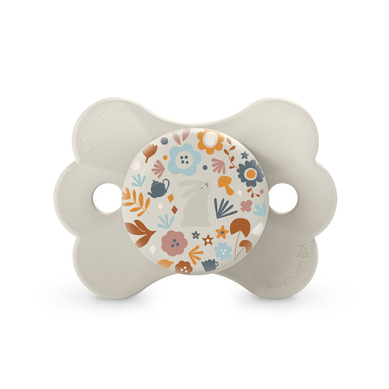 Suavinex - SX Pro Ultra Soft Butterfly Shape Baby Pacifier 6-18 months - Beige