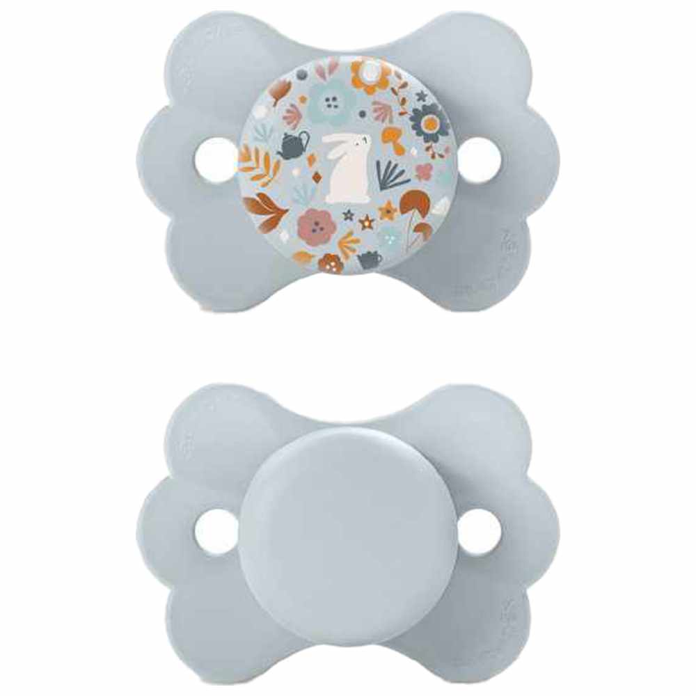Suavinex - SX Pro Ultra Soft Butterfly Shape Baby Pacifier 0-6 M Pack of 2 - Blue