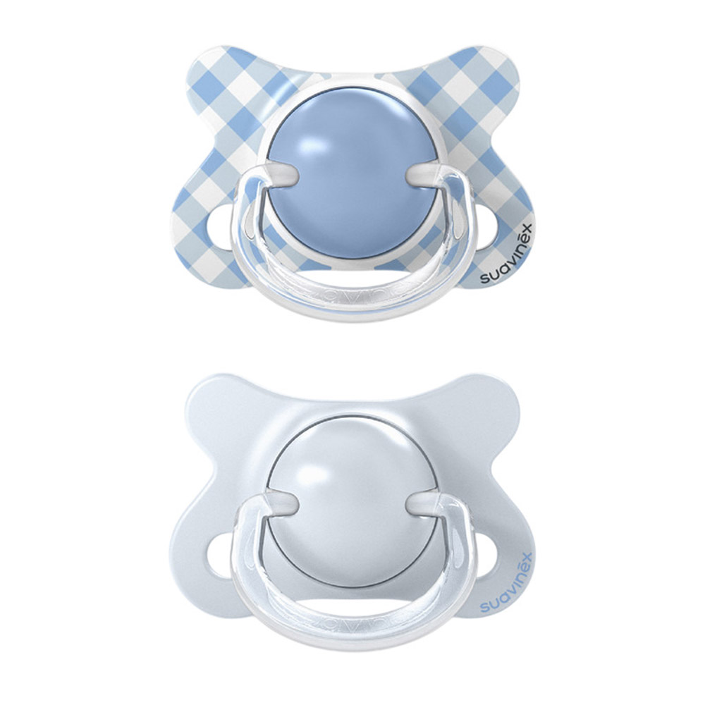 Suavinex - Silicone Mini Pacifier - 0-2M - 2 Pc Set