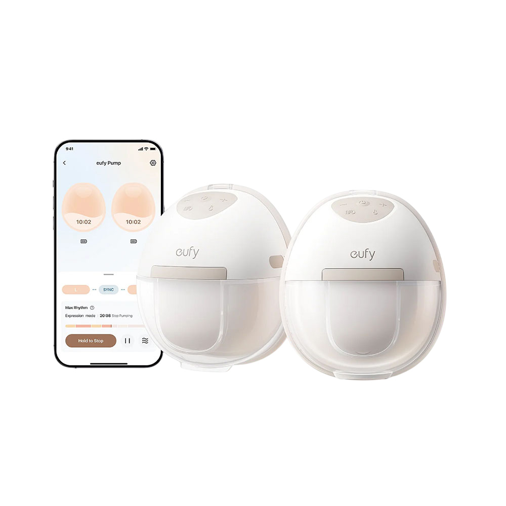 Eufy - E20 Heated Wearable Hands-Free Breast Pump - White
