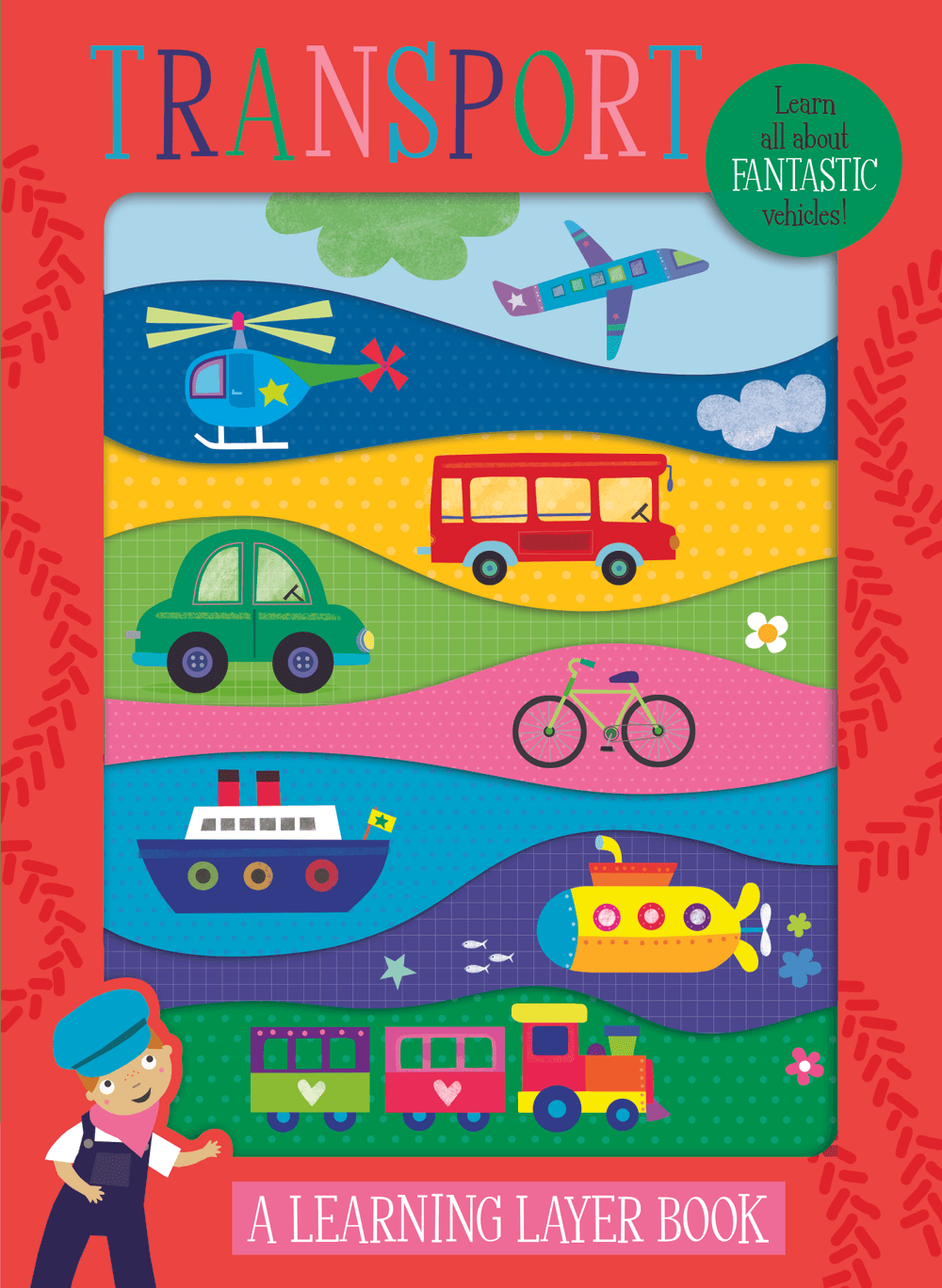 Learning Layer Board Book - Transport