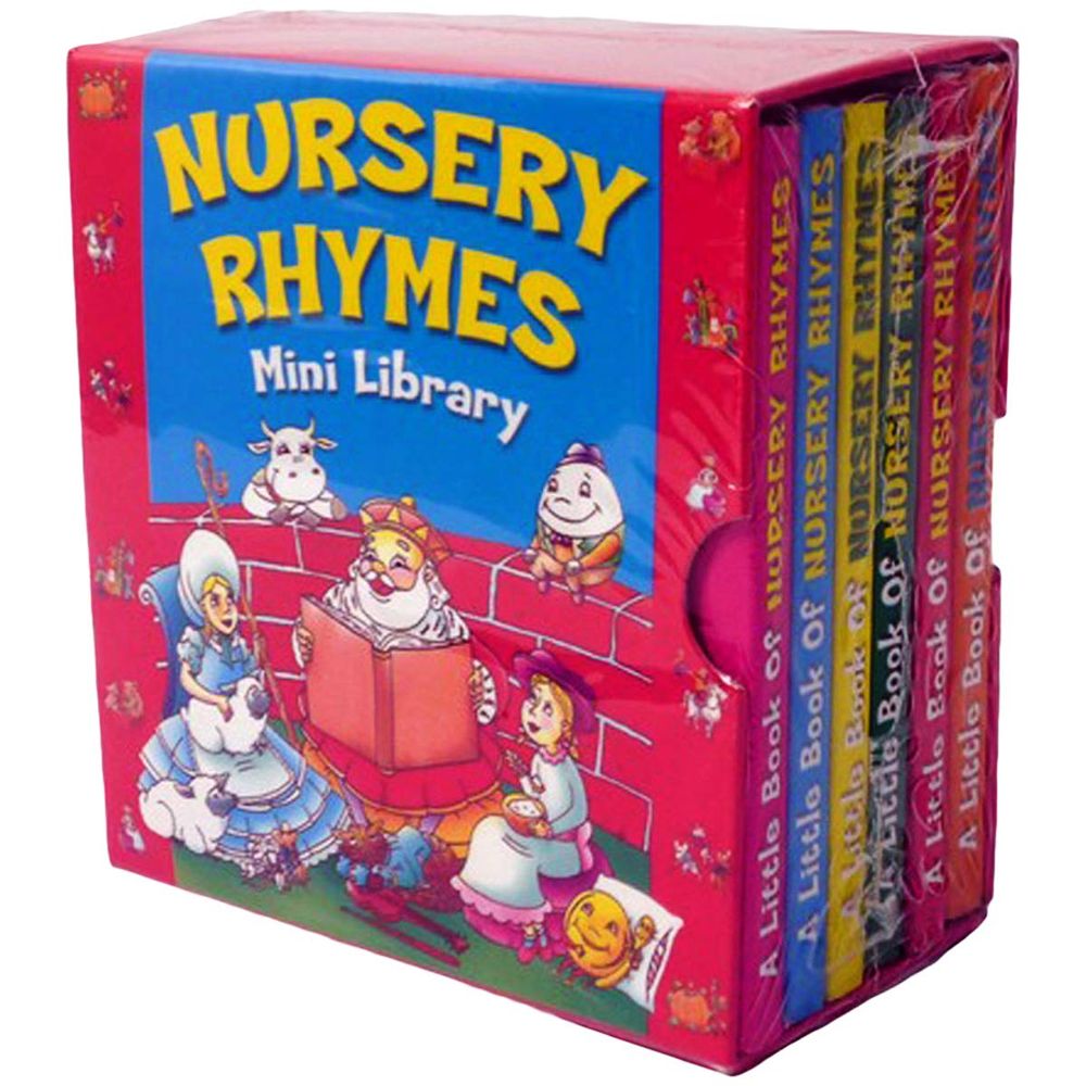 مجموعة أغاني الأطفال من مكتبة صغيرة - 6 قطع