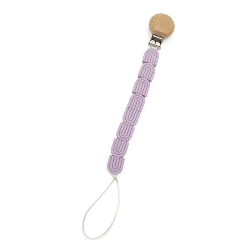 Maxims Baby Store - Arch Silicone Pacifier Clip Only - Lavender