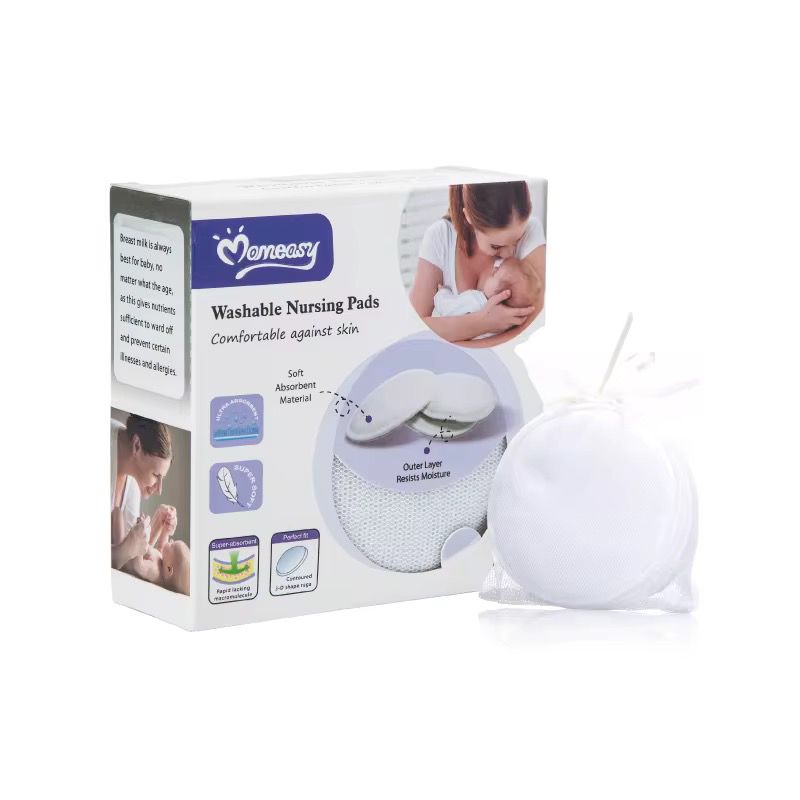 Maxims - Reusable Cotton Nursing Breast Pads - 6 Pc Set