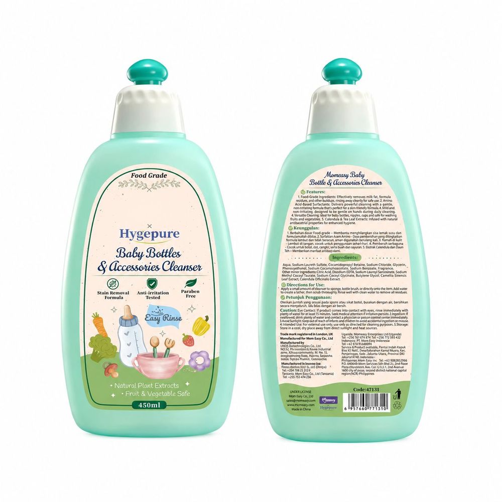 Maxims Baby Store - Hygepure Baby Bottle & Accessories Cleanser - 450 ml