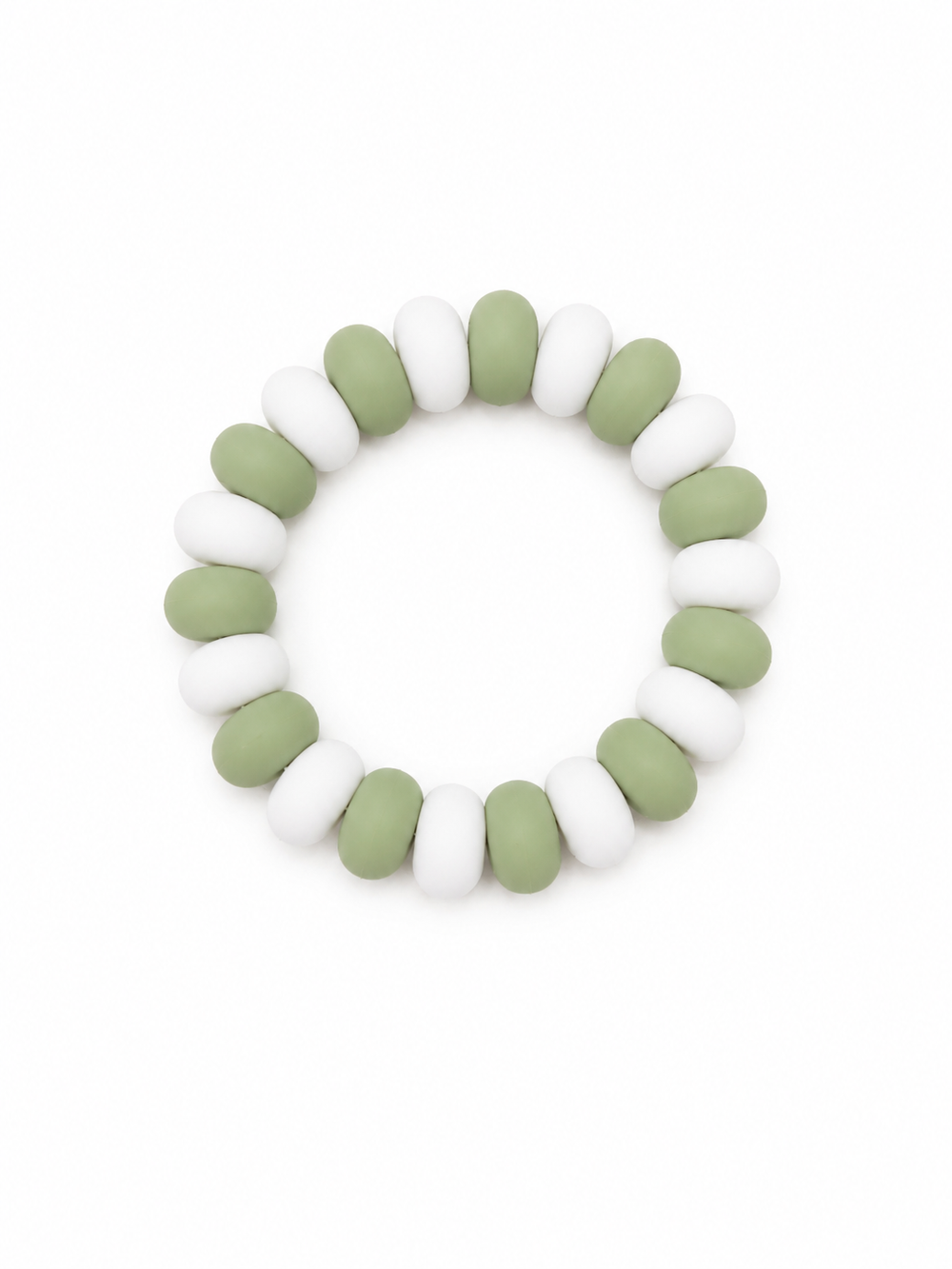 Maxims - Silicone Teething Ring - Sage/Salt