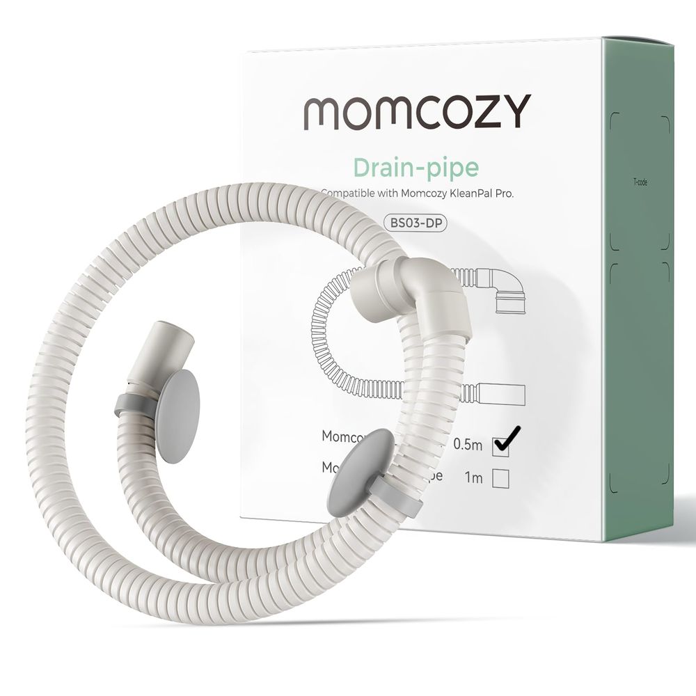 Momcozy Drain Pipe For KleanPal Pro Baby Bottle Washer Only - White