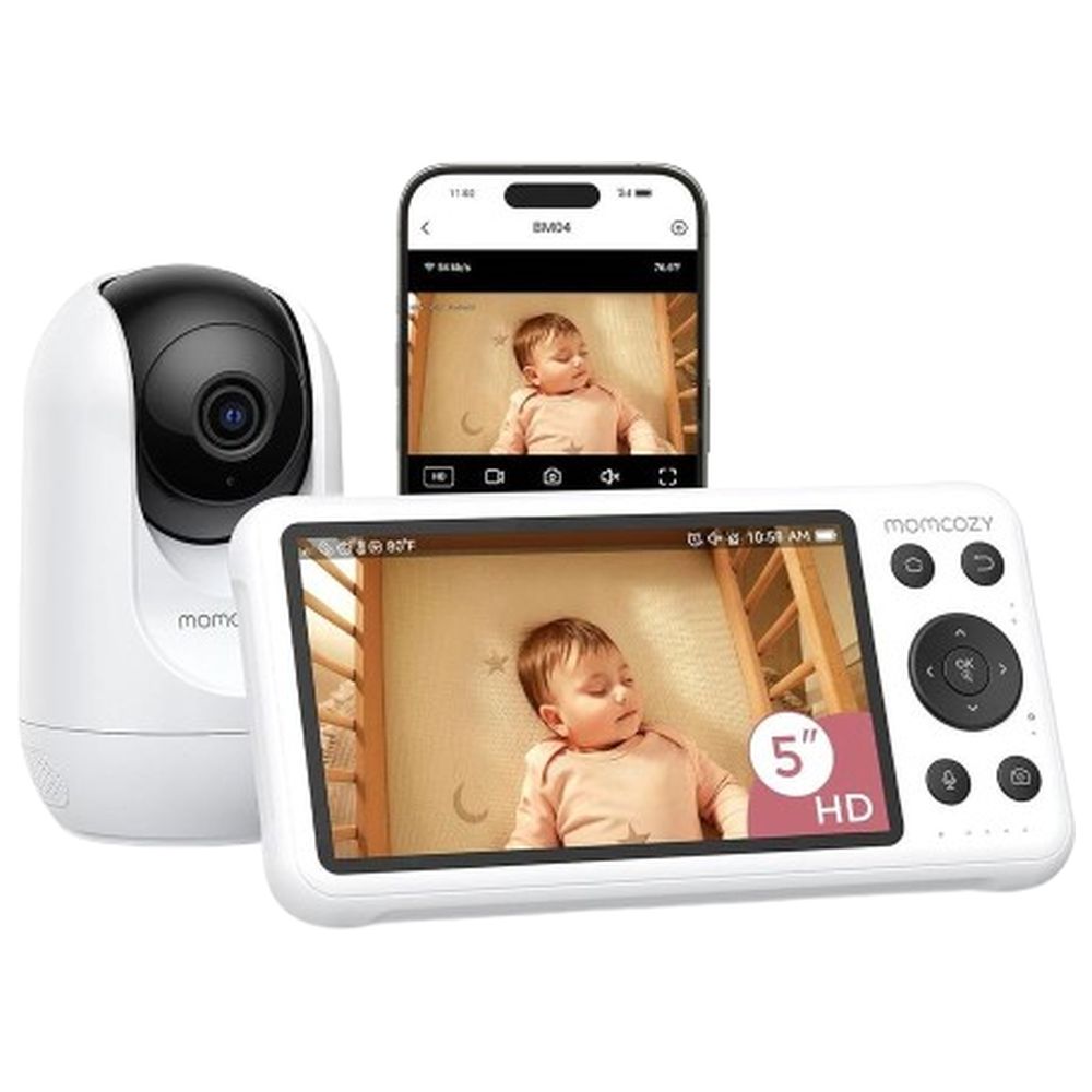 Momcozy Dual Mode Smart Baby Monitor - 5-Inch