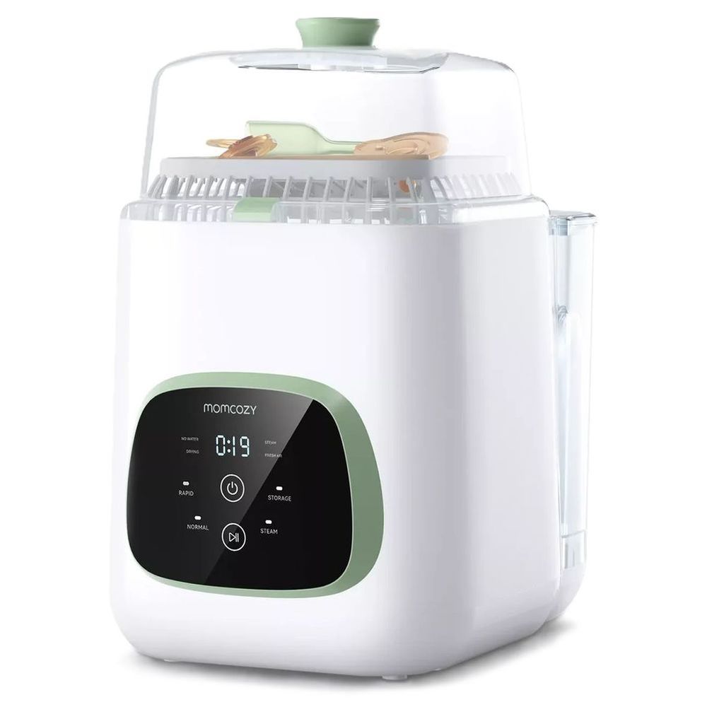 Momcozy - Kleanpal Pro Baby Bottle Washer With Free 60pcs Detergent Tablets - White