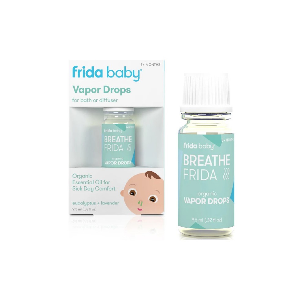 Fridababy - Breath Frida Organic Vapor Bath Drops For Baby - Eucalyptus & Lavender - 9.5ml