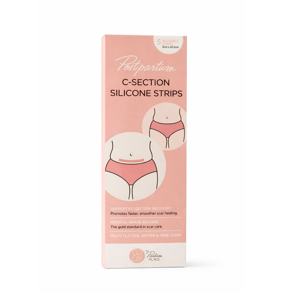 Partum Panties - Postpartum C-Section Silicone Strips - 5 Pc Set