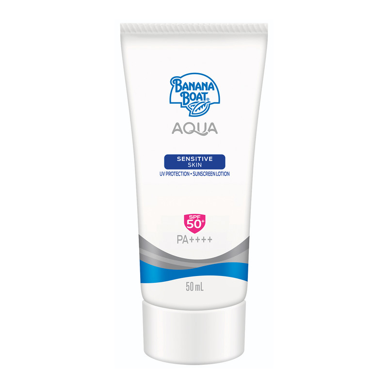 Banana Boat - Aqua Sensitive Sunscreen Lotion SPF50+ - 50 ml