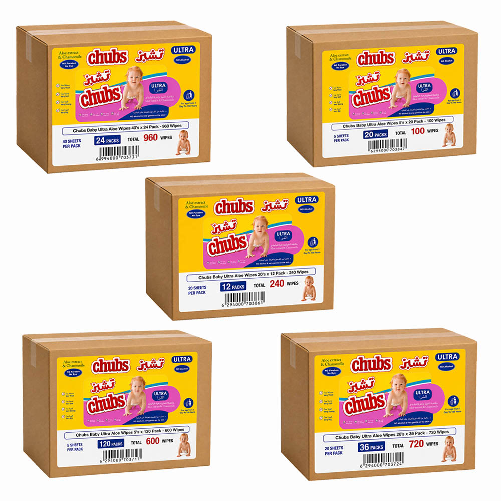 Chubs - Baby Ultra Aloe Wet Wipes