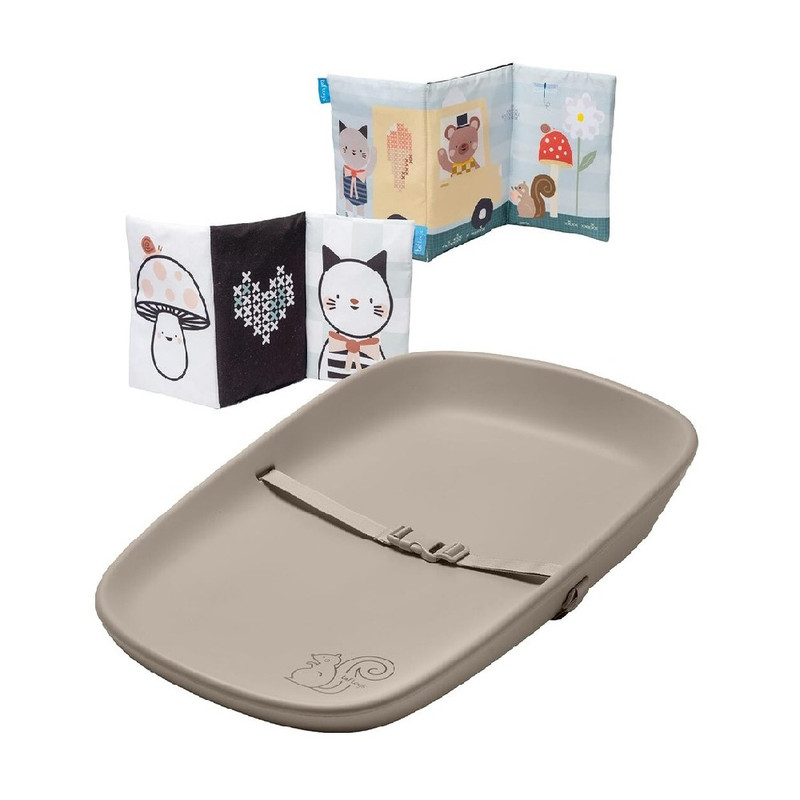 Taf Toys Sensory Tales Changing Mat With Crinkle Book - Beige