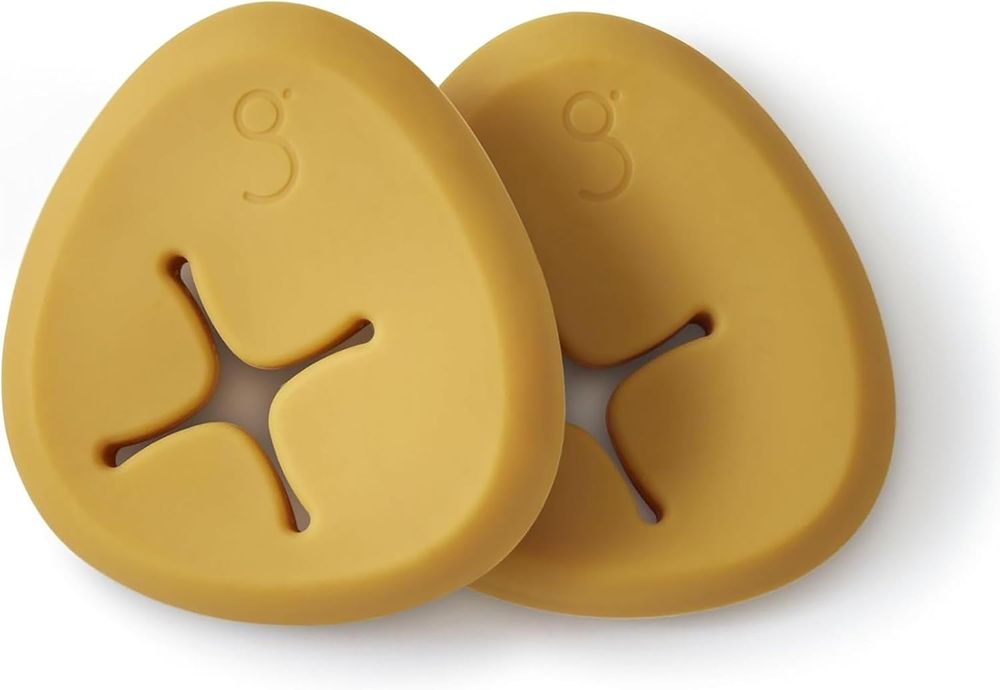 BBhugme - Replacement Silicone Pillow Pebbles Only - Harvest Gold - 2 Pcs