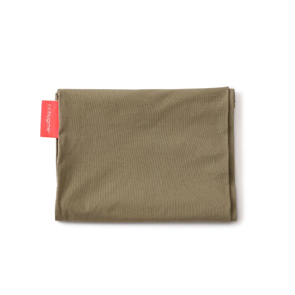 BBhugme - Organic Pregnancy Pillow Replacement Cover Only - Dusty Olive
