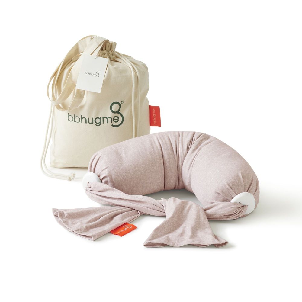 BBhugme - Adjustable Nursing Pillow - Pink Melange