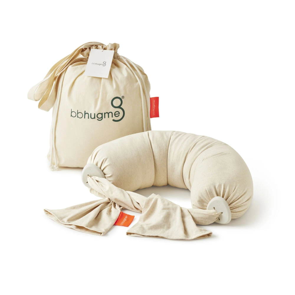 BBhugme - Adjustable Nursing Pillow - Soft White/Vanilla