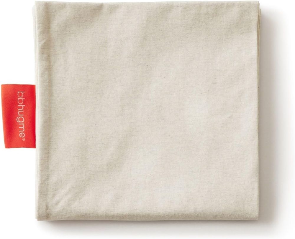 BBhugme - Organic Nursing Pillow Replacement Cover Only - Soft White