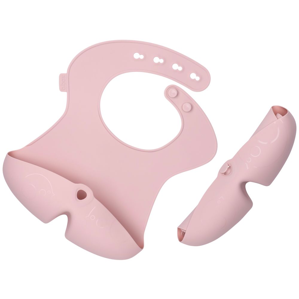 B.box - Toddler Silicone Bib - Blush