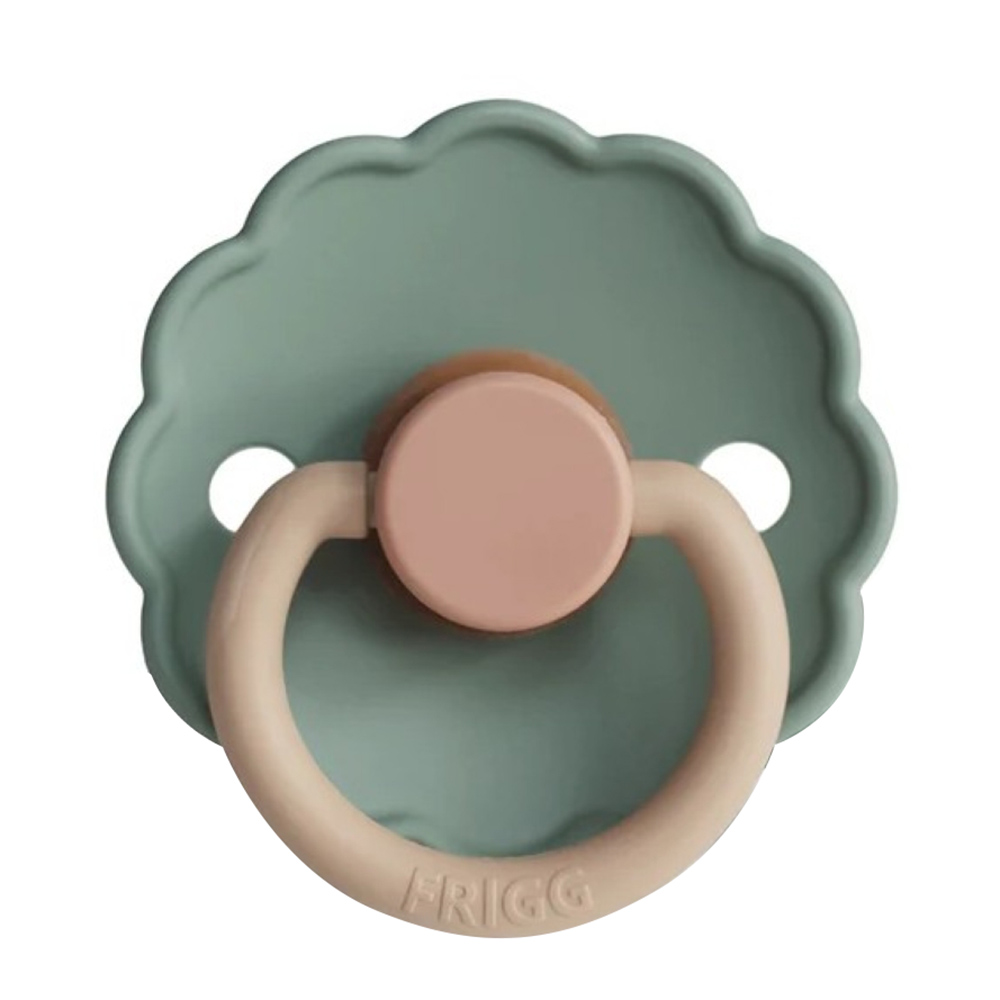 Frigg - Fairytale Latex Baby Pacifier - Stone Blue/Willow Grey - 2Pc Set