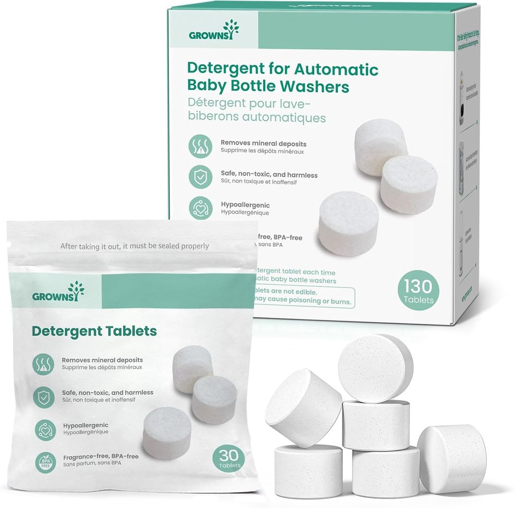 Grownsy - Baby Bottle Detergent Tablets - 130 Pc Set
