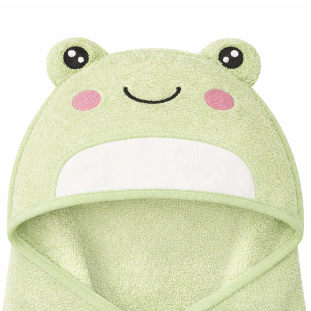 Keababies - Cuddle Baby Hooded Towel - Frog
