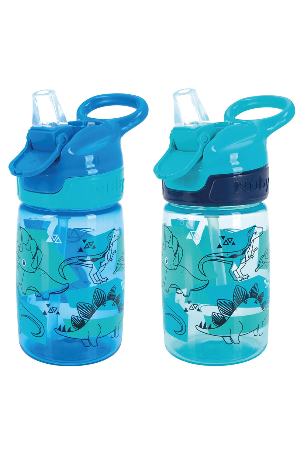 Nuby - Incredible Gulp Drinking Cups - Dinosaurs - Pack of 2