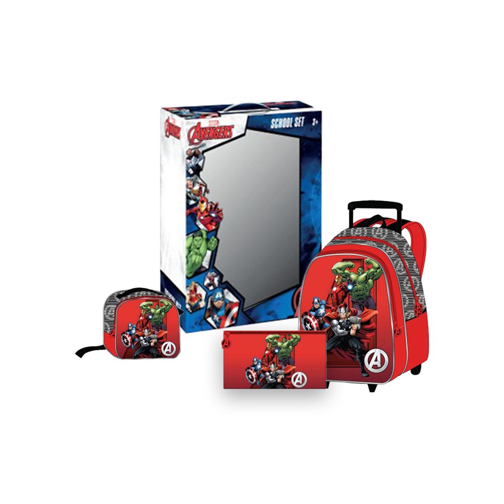 Avengers school bag and lunch box shop