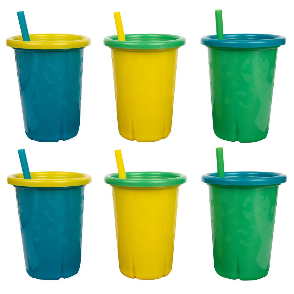 The First Years - Green Grown Sippy Cup - Pack Of 6 - 296 ml