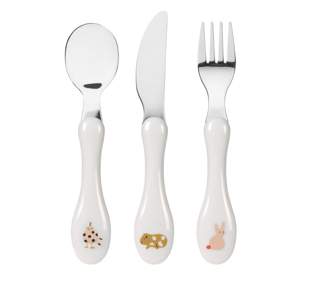 Lassig Little Mateys Cutlery Set - 3 Pcs