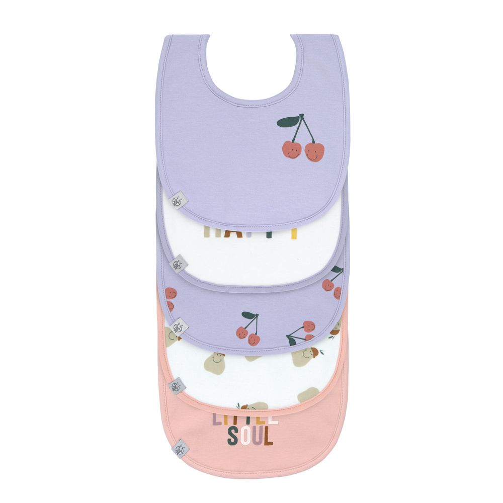 Lassig Happy Fruits Value Pack Bib - 5pcs
