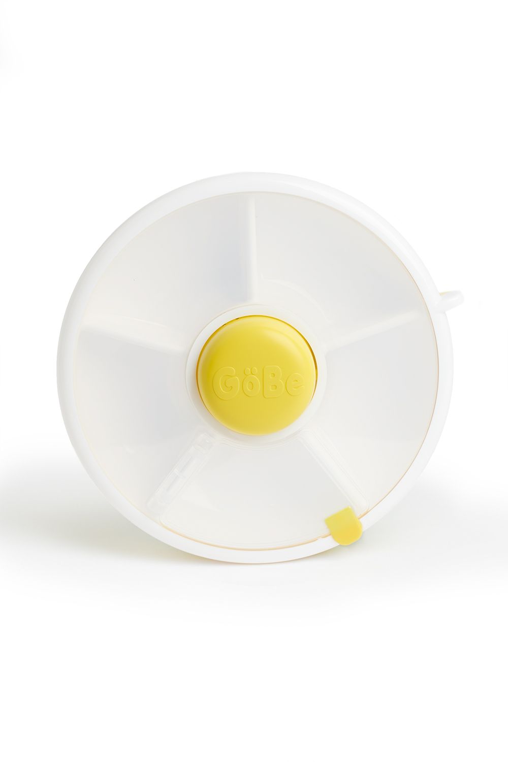 Gobe Snack Spinner With 5 Compartments - Lemon