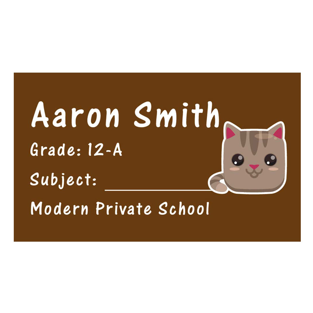 Ladybug - Book Labels 093 - Pack of 40