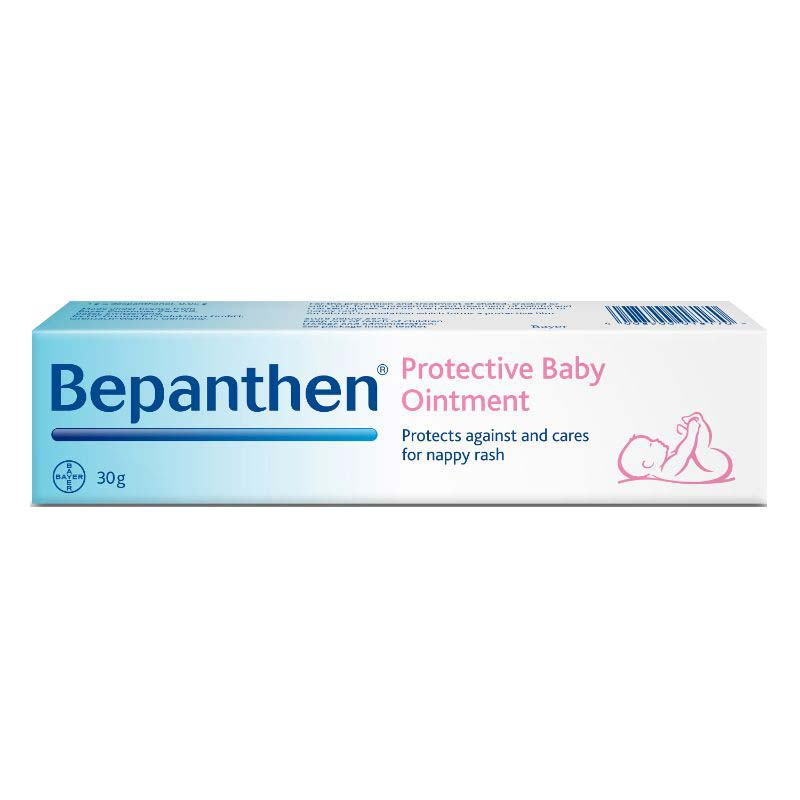 Bepanthen Protective Baby Ointment 30g Gentle Nappy Care Cream for Diaper Rash Protection