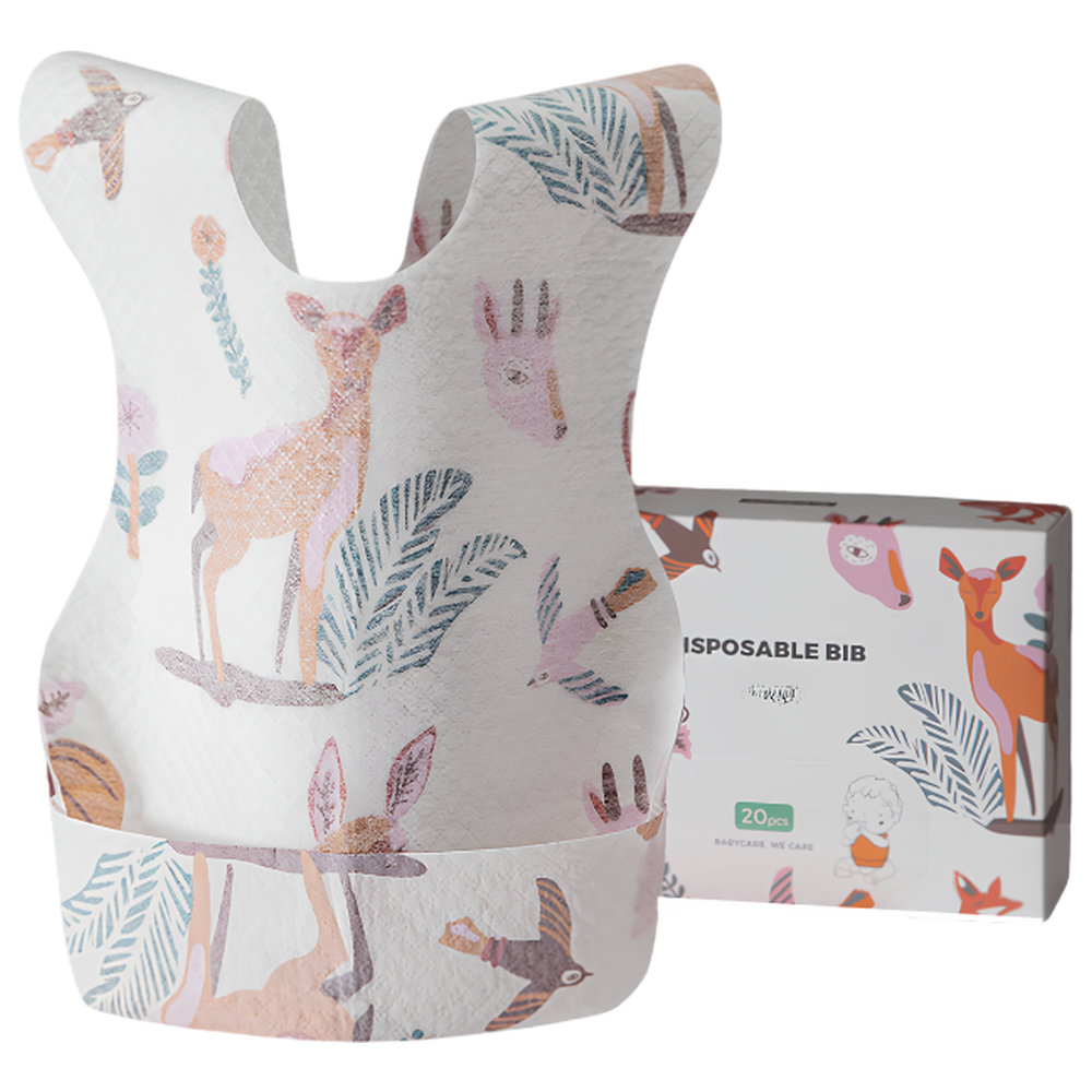 Babycare - Baby Disposable Bib - Snader Deer - Pack of 20