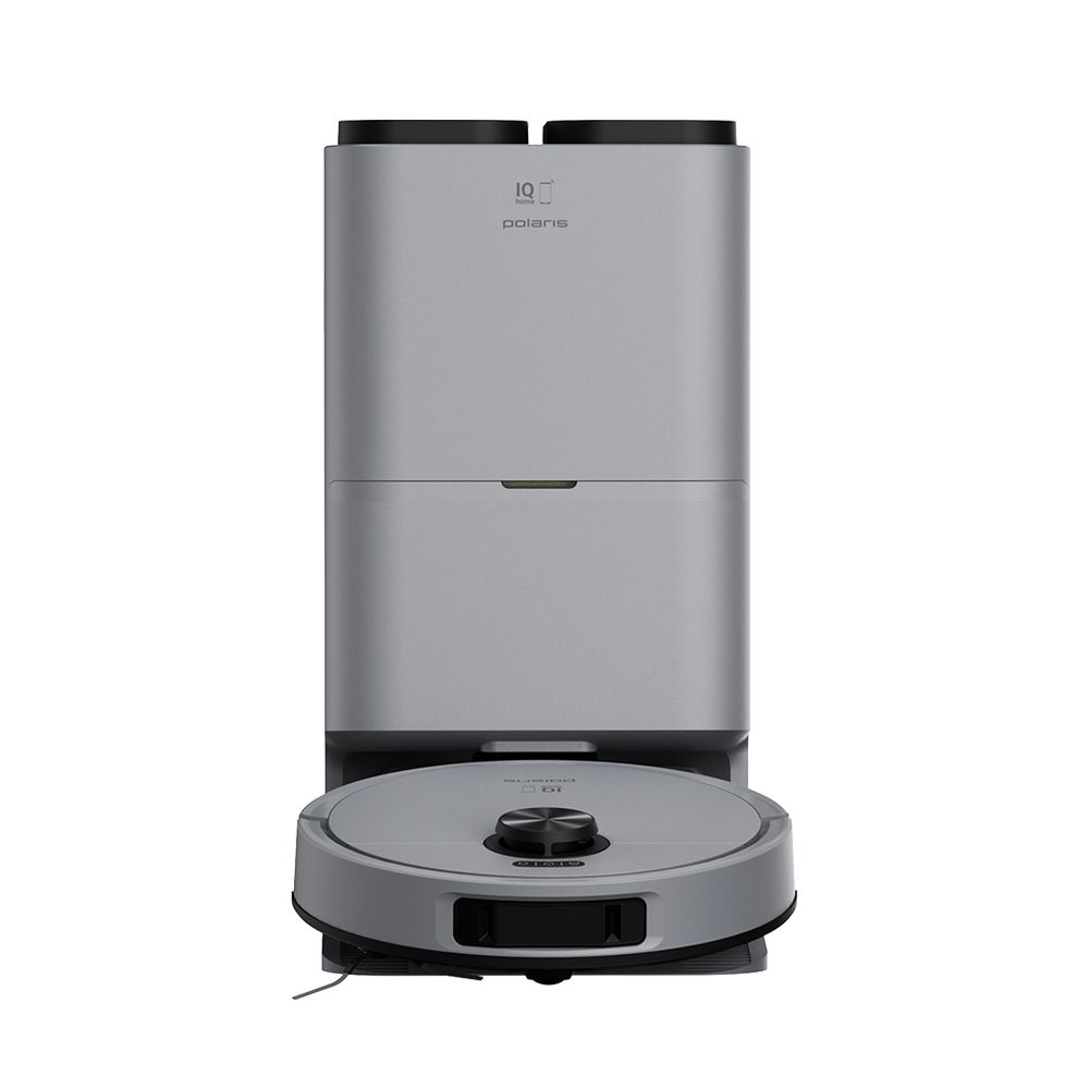 Polaris Robot Vacuum Cleaner With Self-Cleaning Station - Graphite - 1500 W