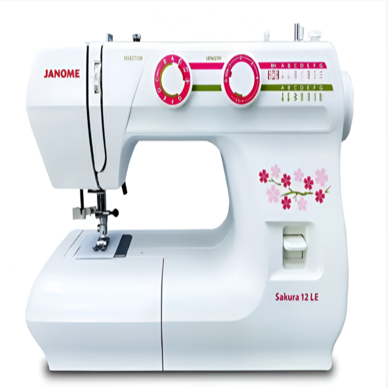 Janome Sakura 12 LE Mechanical Sewing Machine - White