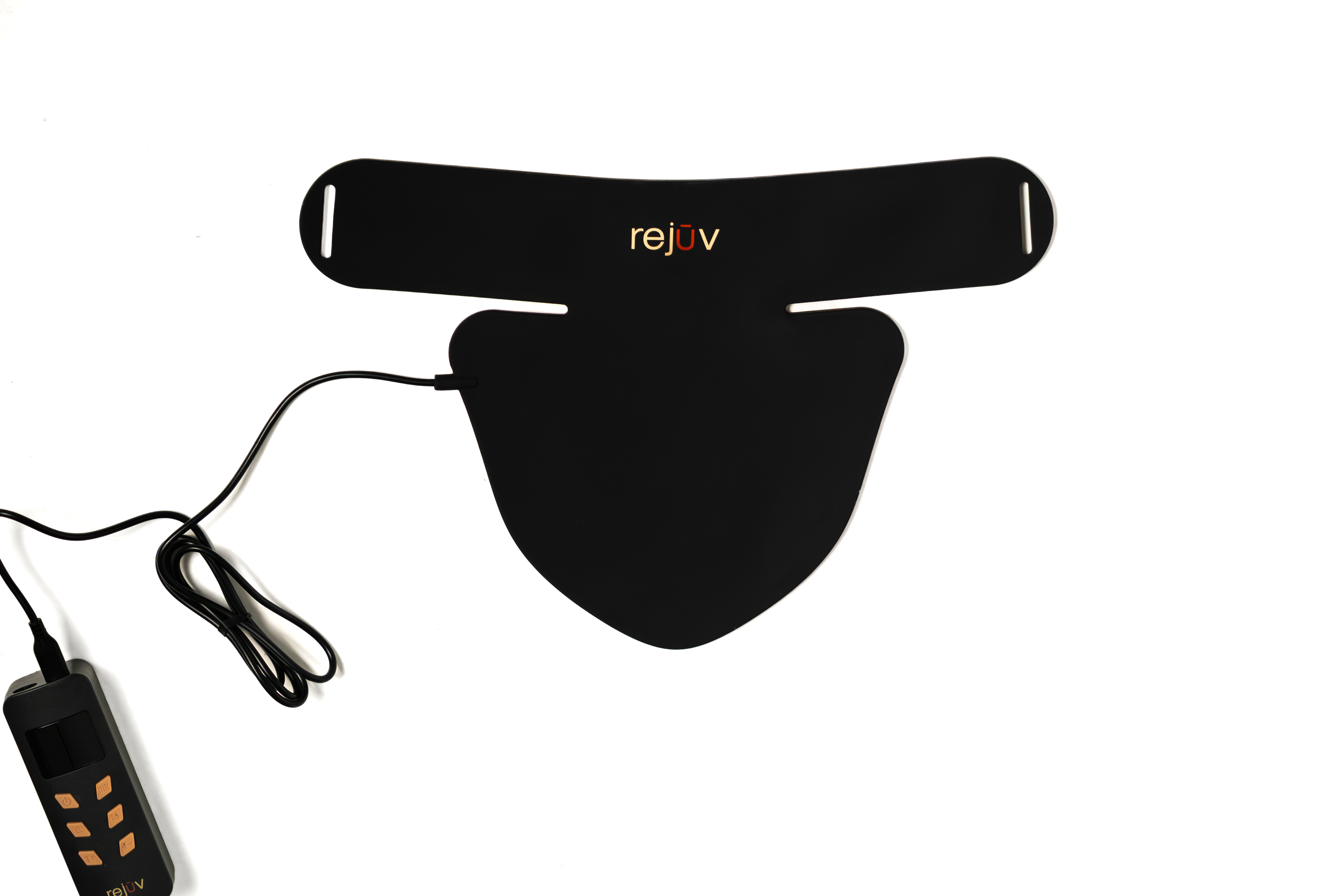 Rejuv - LED Light Neck & Chest Mask - Black
