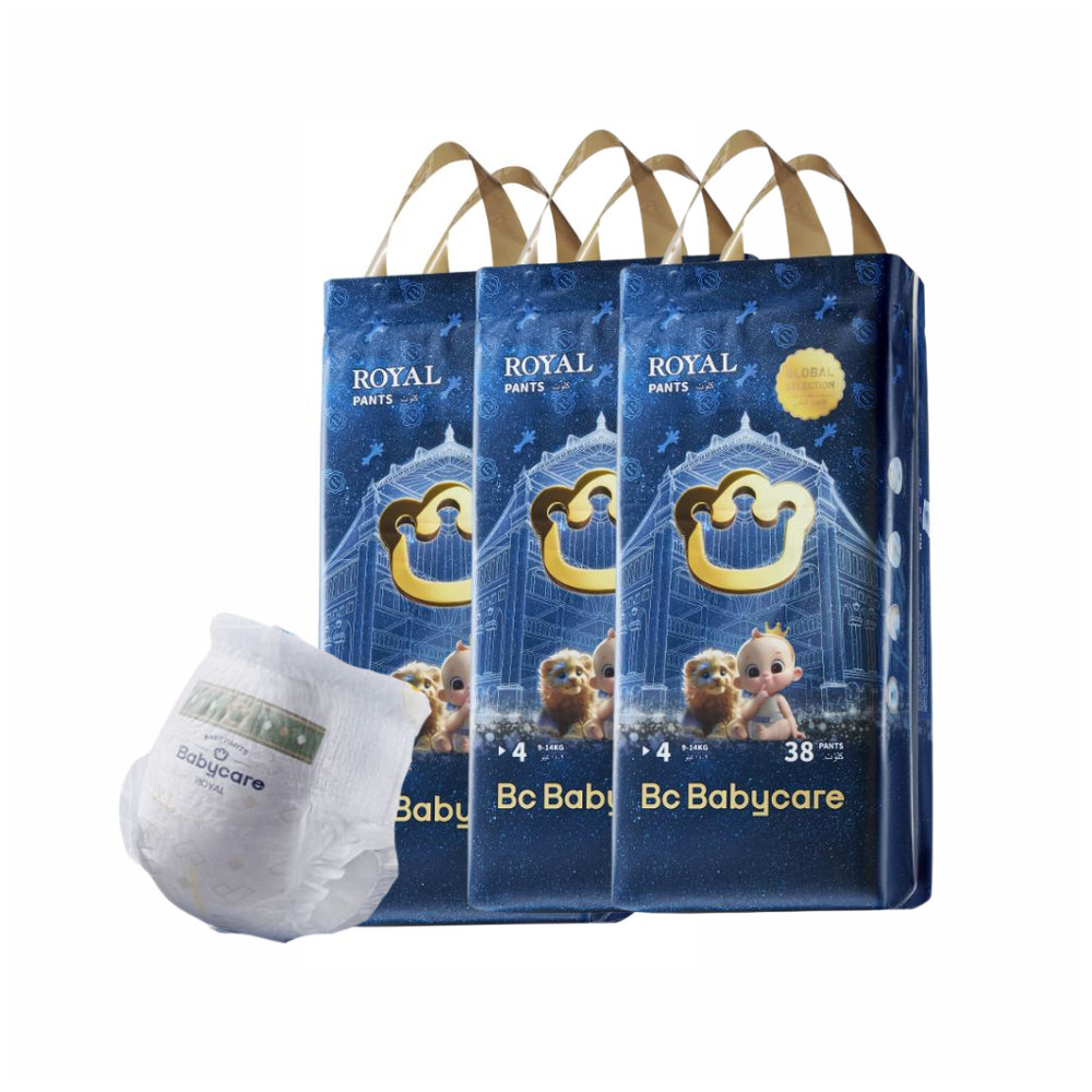 Babycare - Royal Baby Diaper Pants - Size 4 - 9-14 kg - Pack of 3 - 114 Pcs