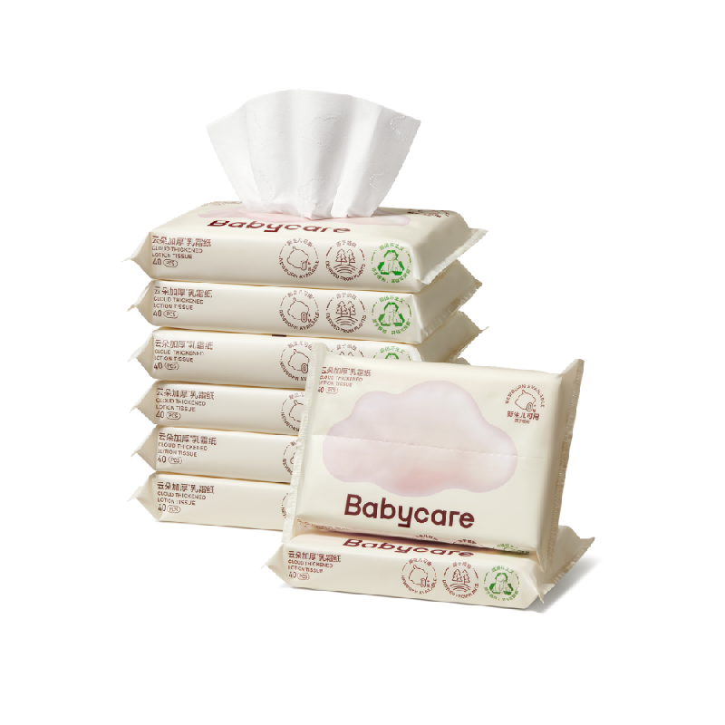 Babycare - Cloud Thickened Lotion Tissue - 40 Pcs - Pack of 8