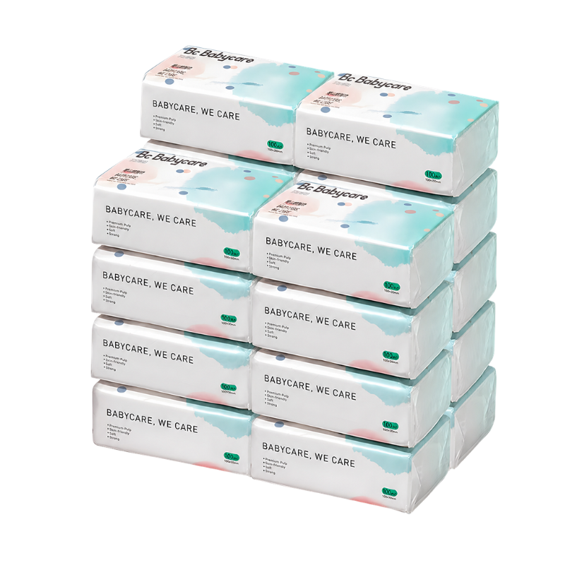 Babycare - Baby Tissue - Pink - 100 Pcs - Pack of 18
