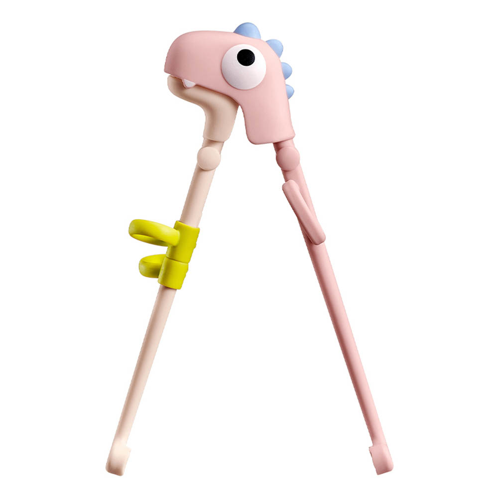 Babycare Dino Training Chopsticks Weir - Powder Pink